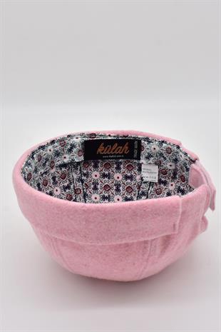 Womens Short Winter Light Pink Docker Beanie