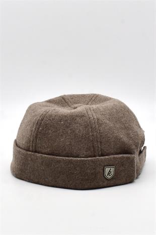 Womens Short Winter Brown Docker Beanie