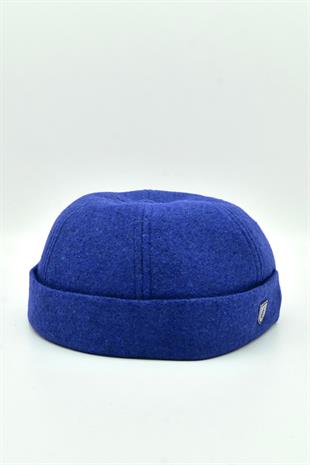 Womens Short Winter Blue Docker Beanie