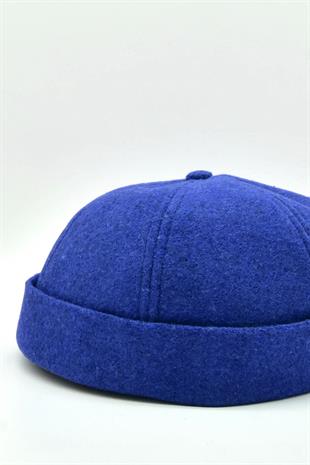 Womens Short Winter Blue Docker Beanie