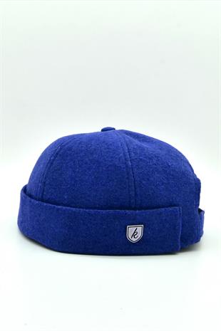 Womens Short Winter Blue Docker Beanie