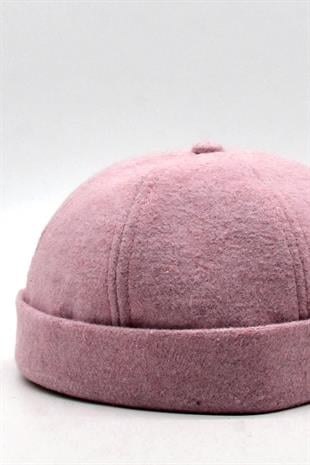 Womens Short Winter Pink Docker Beanie