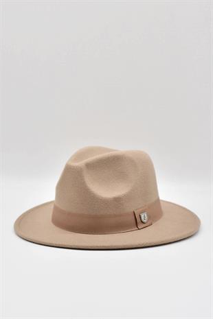 Kadın Taba Şapka Trend Fötr Kovboy Fedora Şapka