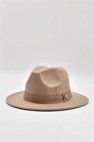 Kadın Taba Şapka Trend Fötr Kovboy Fedora Şapka