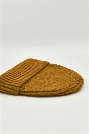 Womens Trend Beanie Mustard Hat