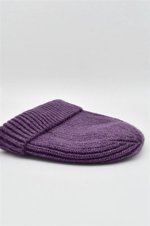 Womens Trend Beanie Purple Hat