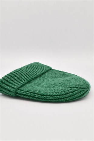 Womens Trend Beanie Green Hat
