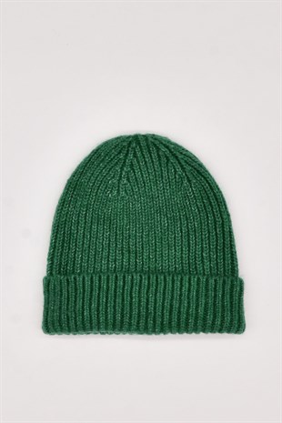 Womens Trend Beanie Green Hat