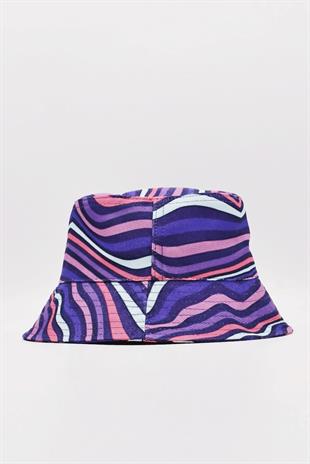 Kadın Uv Korumalı Balıkçı Bucket Lila Şapka
