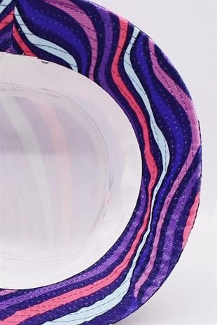 Kadın Uv Korumalı Balıkçı Bucket Lila Şapka