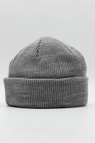 Womens Vintage Hipster Docker Beanie Grey