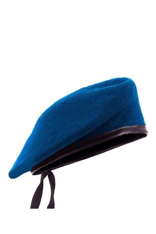 Keçe Jandarma Komando Stili Bere - Mavi