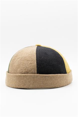 Kışlık Çok Renkli Unisex Cap Patch Cap Docker Şapka