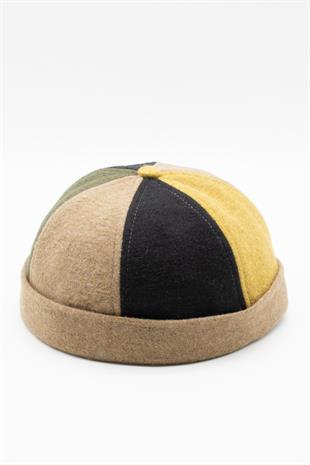 Kışlık Çok Renkli Unisex Cap Patch Cap Docker Şapka