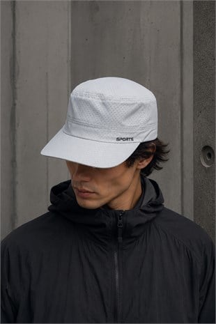 Micro Air Technical Stone White Cap – Nefes Alan Hafif Şapka