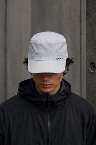 Micro Air Technical Stone White Cap – Nefes Alan Hafif Şapka