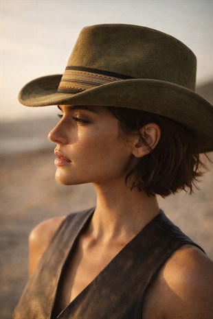 Nomad Western Şapka - Frontier Olive