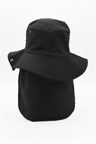 Outdoor Uv Sun Protect Hat Black Lejyoner Safari Hat
