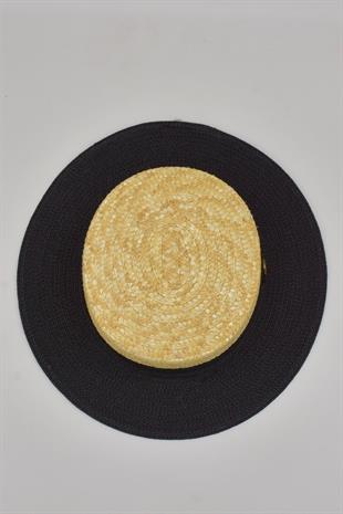 Paloma Straw Sun Hat Unisex Multicolor Ribboned Boater Hat