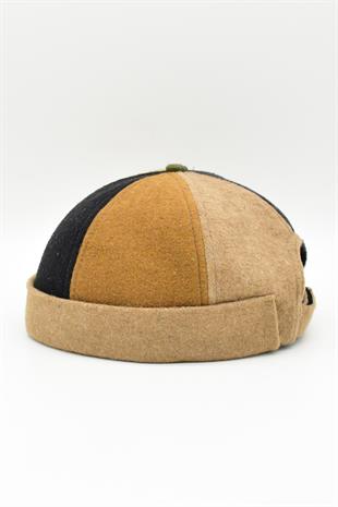 Patch Desenli Kasket Kışlık Takke Hip-Hop Bere Docker Şapka