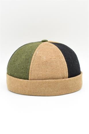 Patch Desenli Kasket Kışlık Takke Hip-Hop Bere Docker Şapka