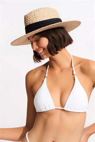 Premium Rafya Panama Şapka - Bedeni Ayarlanabilir