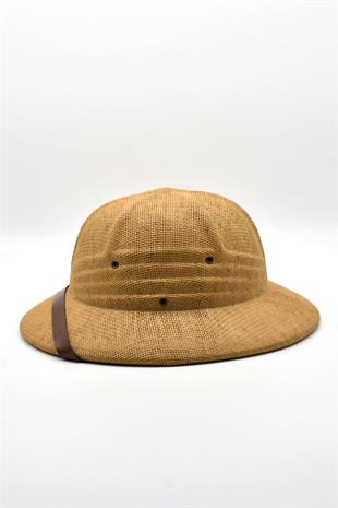 Premium Safari Explorer Şapka Unisex Ayarlanabilir Hasır Kask