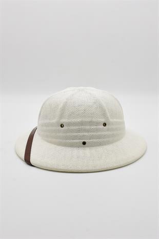 Premium Safari Explorer Şapka Unisex Ayarlanabilir Hasır Kask