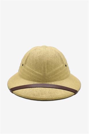 Premium Safari Explorer Şapka Unisex Ayarlanabilir Hasır Kask