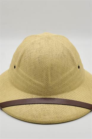 Premium Safari Explorer Şapka Unisex Ayarlanabilir Hasır Kask