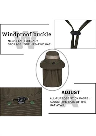 Profesyonel Outdoor Aktivite Şapkası - Anti-UV, Nefes Alabilir