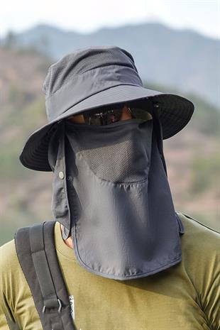 Profesyonel Outdoor Aktivite Şapkası - Anti-UV, Nefes Alabilir