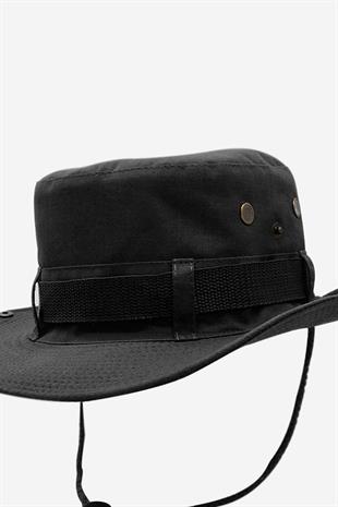 Black Outdoor Hat Uv Protect Bucket Safari Hat