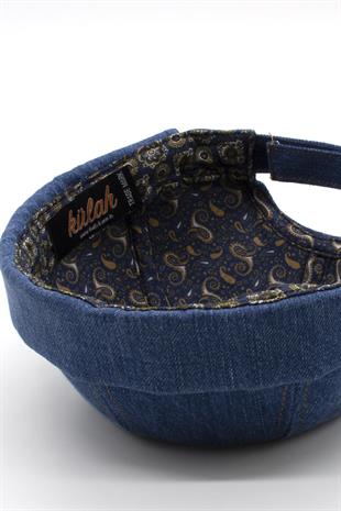 Unisex Denim Docker Cap Brimless Jean Hat