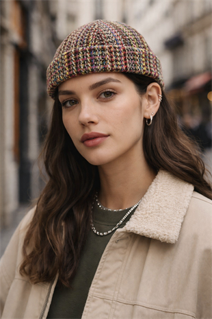 Unisex Docker Şapka Retro Tarzı Kasket