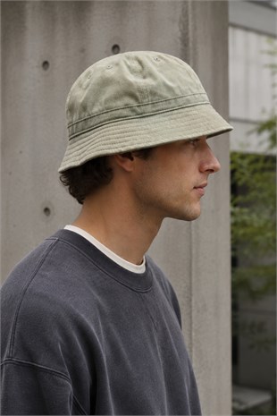 Unisex Washed Bucket Şapka Pamuklu Balıkçı Şapkası