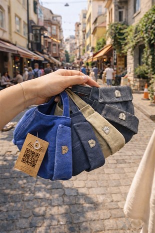 Vintage Retro Lacivert Eskitme Pamuk Cap Docker Şapka