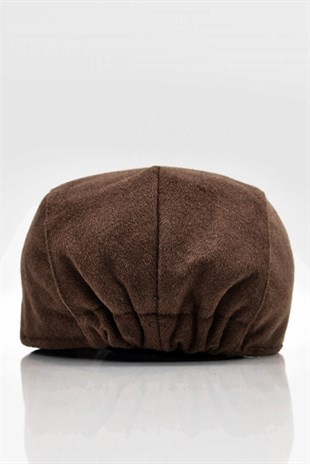 Winter Flat Cap Brown Hat
