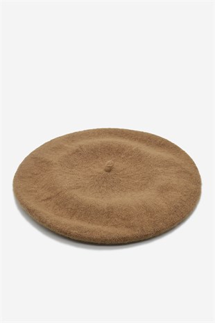 Mİd Brown Parisienne Beanie