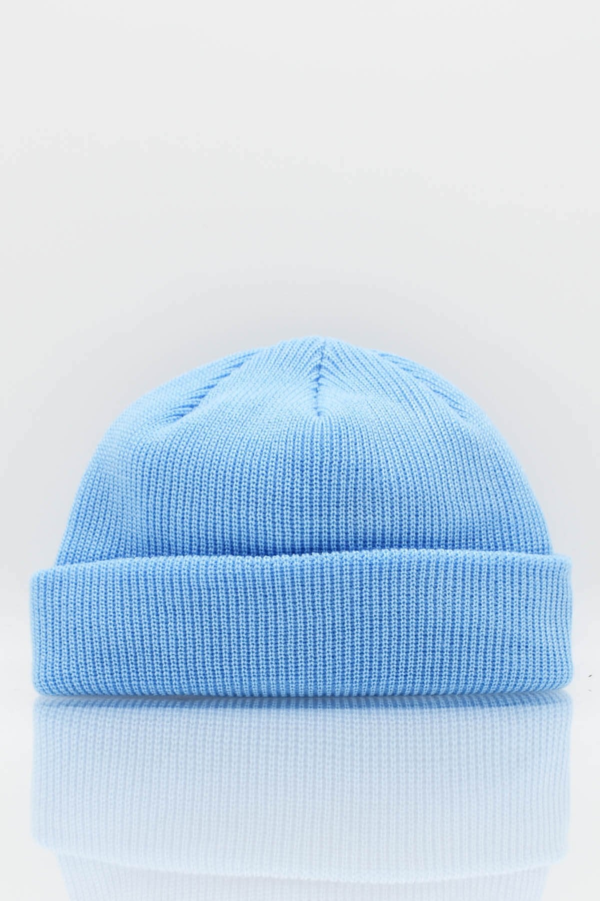 Erkek Mavi Örgü Docker Bere Skullcap