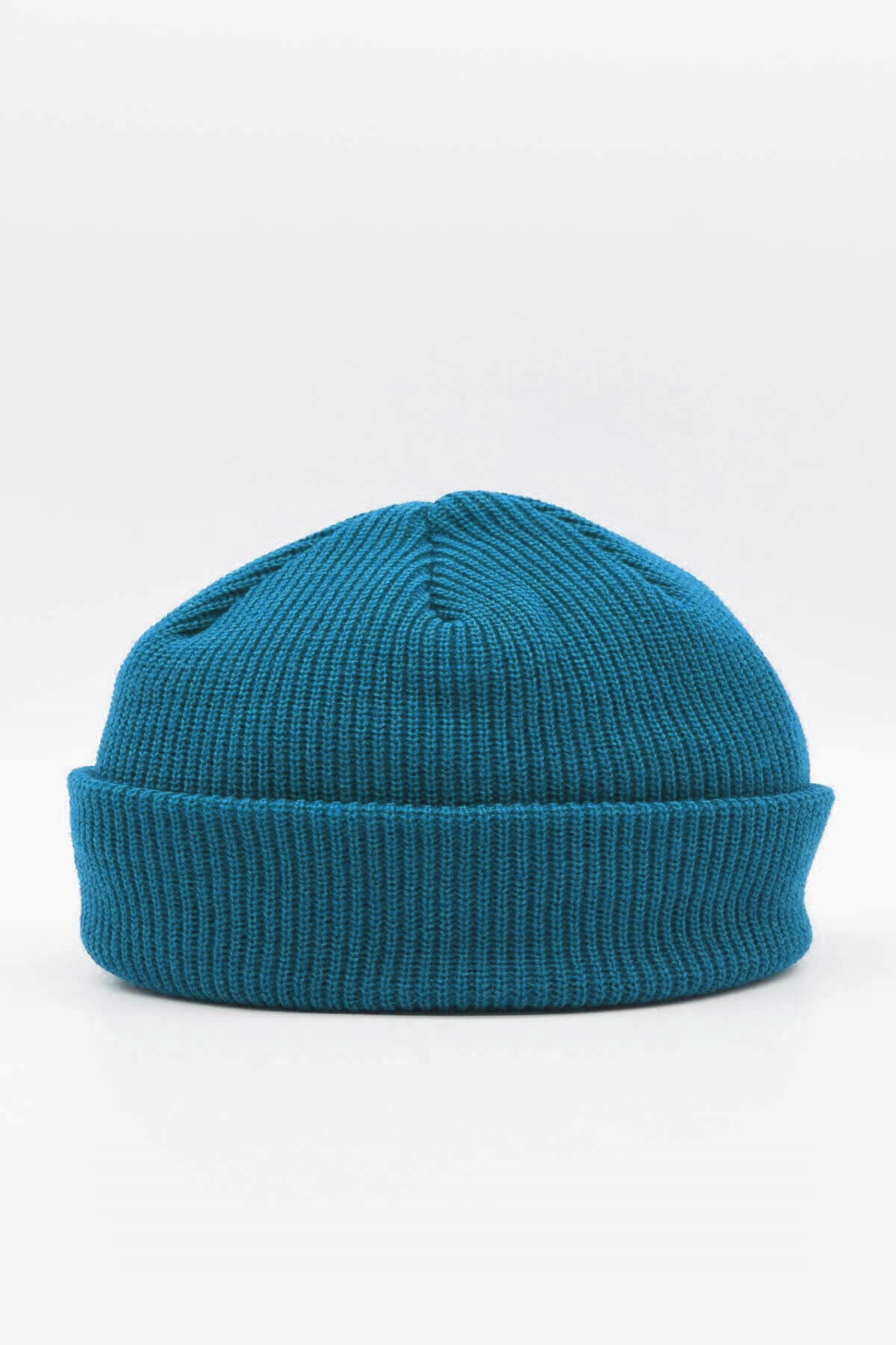 Erkek Petrol Örgü Docker Bere Skullcap
