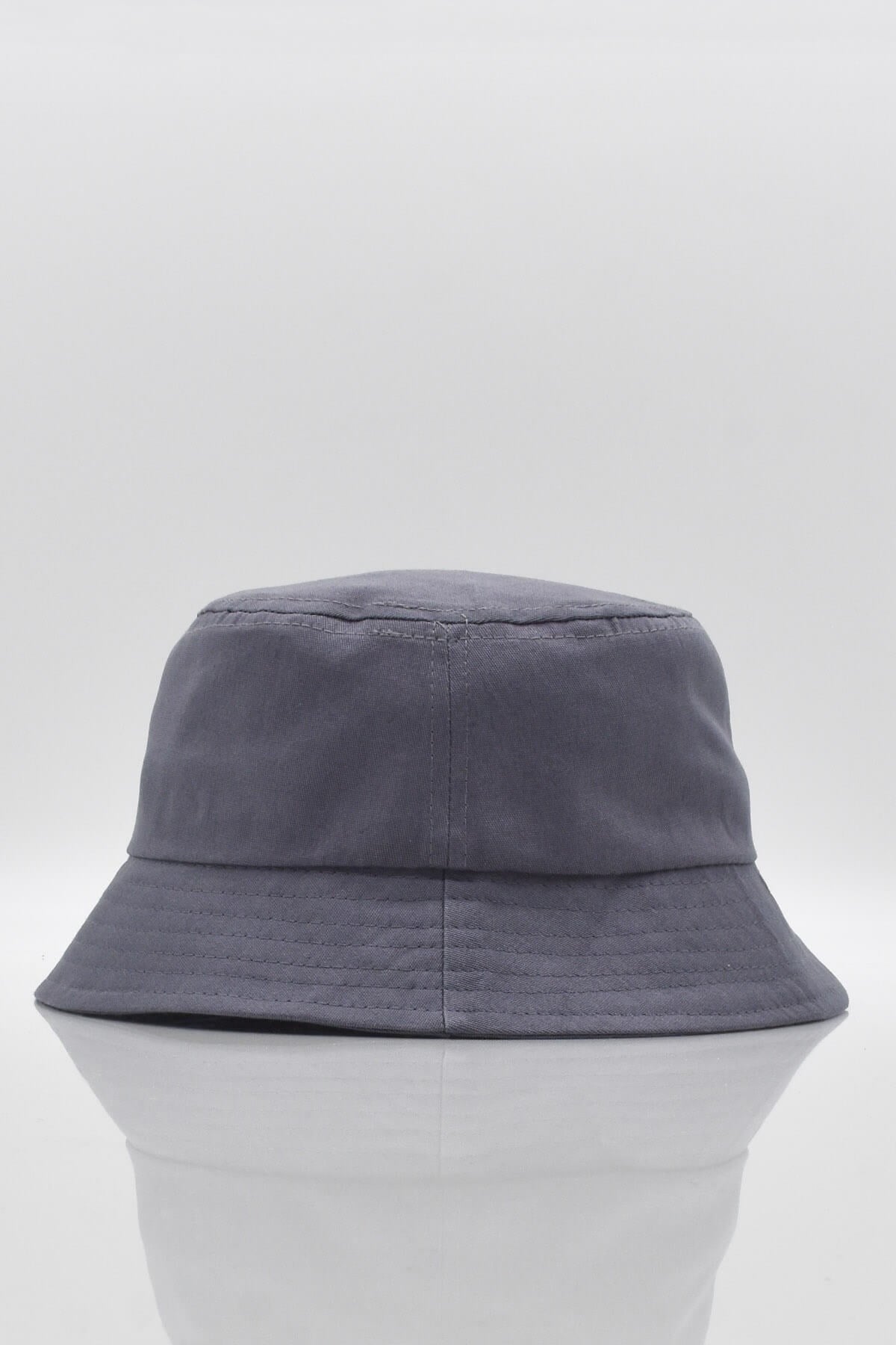 %100 Pamuk Antrasit Kova Balıkçı Şapka Bucket Hat