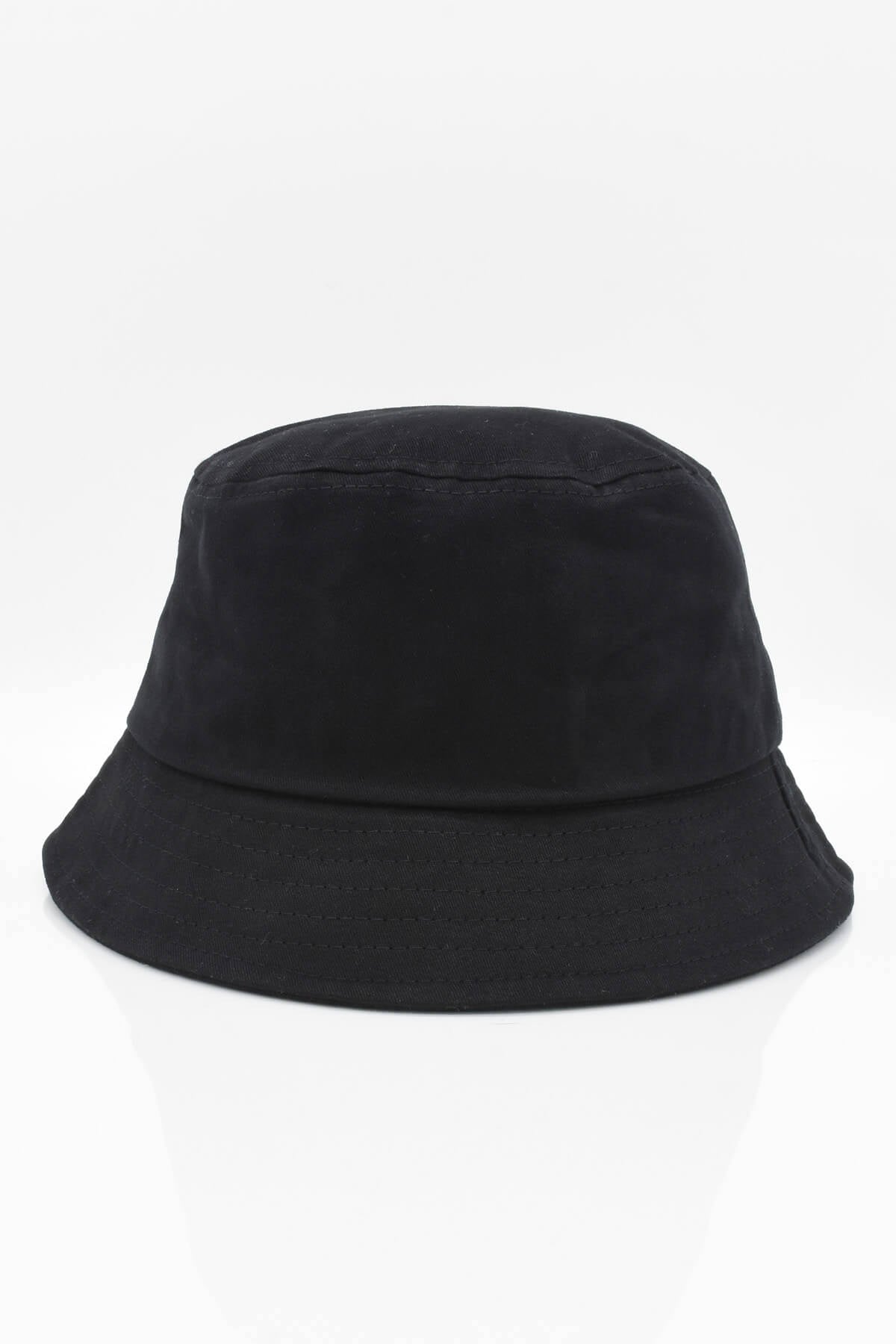 Men's Premium Cotton Black Fisherman Bucket Hat