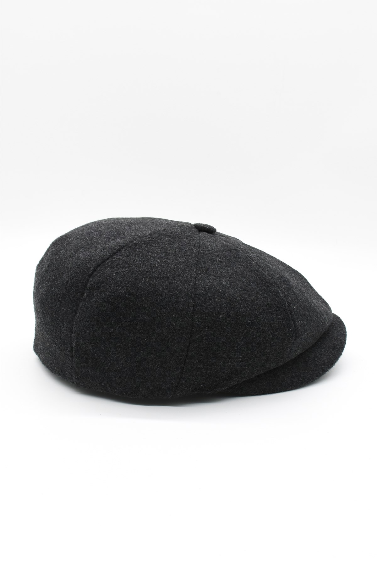 Külah Erkek İngiliz Stili Yün Şapka Füme Kasket KLH0316