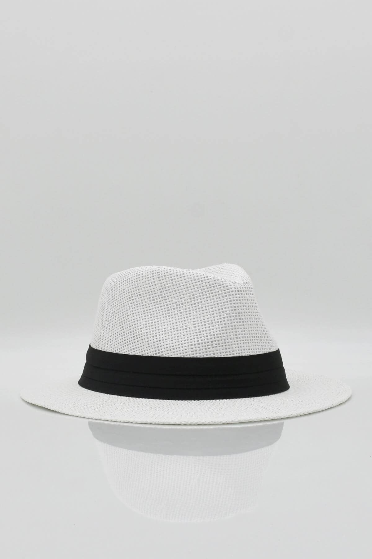 Women's Straw Beach Hat - White