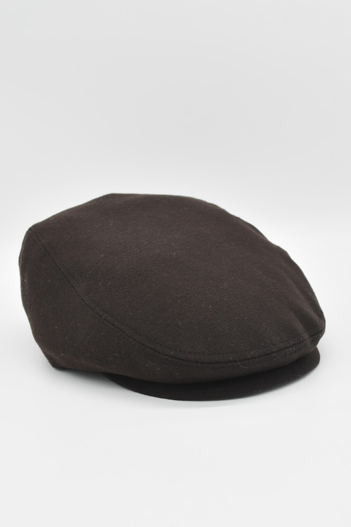 Men's English Winter Flat Cap-Brown