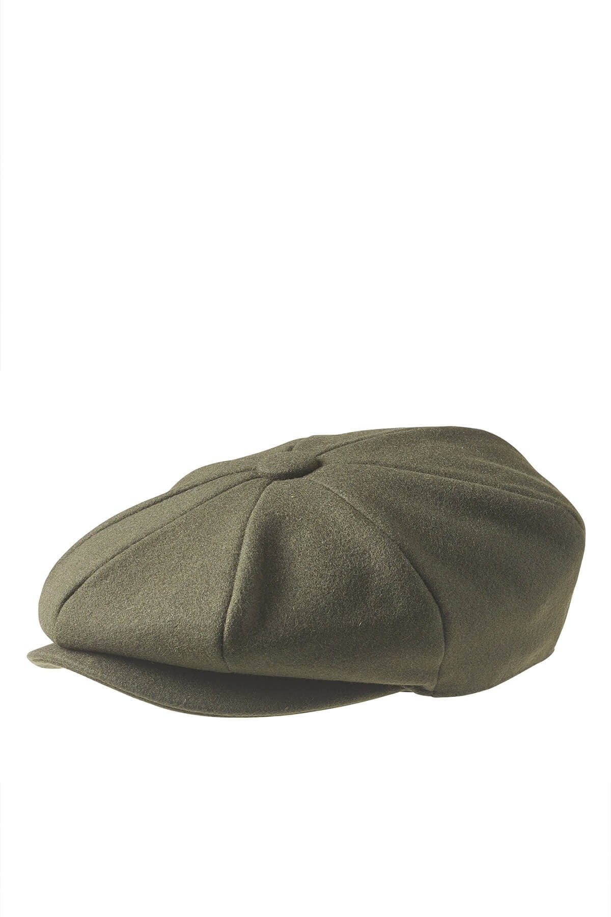 Khaki Kaşmir 8 Piece Flat Cap
