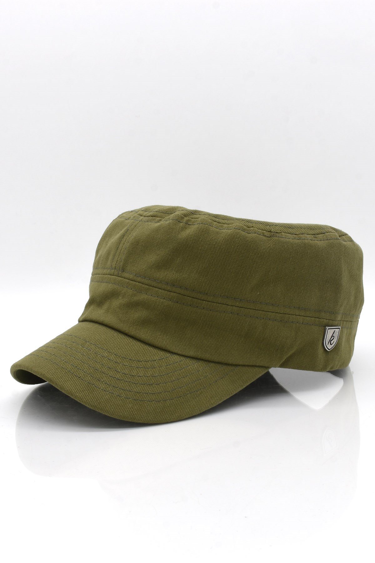 Külah Erkek Pamuklu Fidel Castro Şapka Yeşil Ayarlanabilir Outdoor Cap  KLH7145