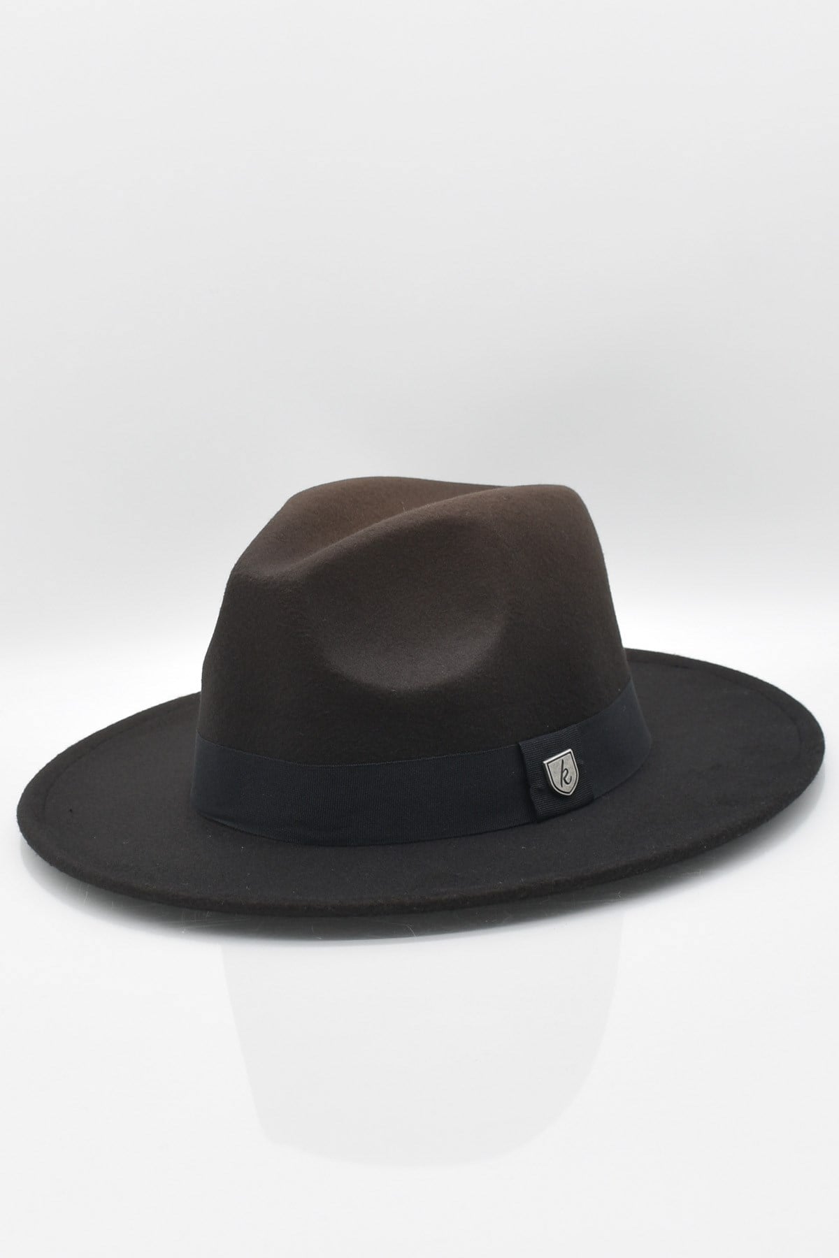 Erkek Multicolor Fötr Şapka Kahve Panama Hat