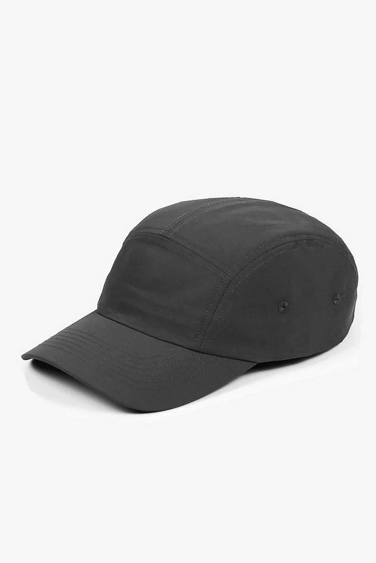 5 Panel Basic Street Snapback Hiphop Cap Siyah Şapka